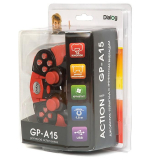 Геймпад Dialog Action GP-A15, черно-красный {Геймпад, вибрация, 12 кнопок, USB}