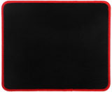 Коврик для компьютерной мыши, цвет чёрно-красный, размер 25 х 21 см, ткань+резина, 10392248