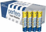 Батарейка AAA Perfeo, 1.5 вольта, 700 mAh, алкалиновая (щёлочная), цена за 1 штуку, мизинчик LR03