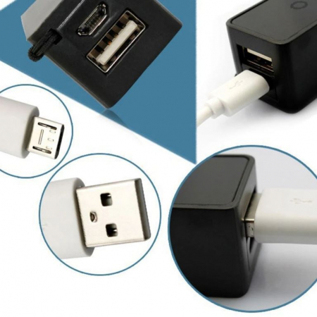 2 000 mAh, 5 Ватт, внешний аккумулятор, 5 вольт, 1 Ампера, 1*USB, пластик, цвет белый