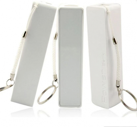 2 000 mAh, 5 Ватт, внешний аккумулятор, 5 вольт, 1 Ампера, 1*USB, пластик, цвет белый