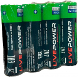 Батарейка AA Live-Power, 1.5 вольта, 1625 mAh, алкалиновая (щёлочная), цена за 1 штуку, пальчик LR06