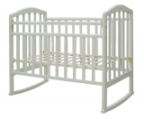 Кровать детская Алита-2 колеса/качалка накладки ПВХ