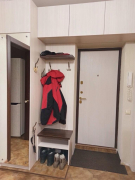 Готовый вариант светлой прихожей