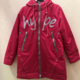 Куртка для девочки подростковая демисезонная красная Hype