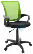 Офисное кресло Dikline SN13-17 сетка зеленая/ черная